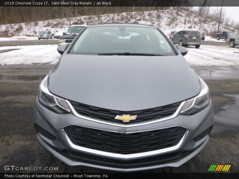 Satin Steel Gray Metallic / Jet Black 2018 Chevrolet Cruze LT