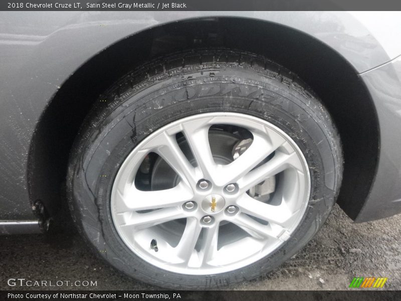 Satin Steel Gray Metallic / Jet Black 2018 Chevrolet Cruze LT