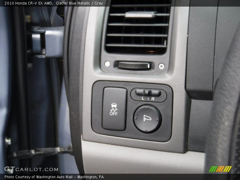 Glacier Blue Metallic / Gray 2010 Honda CR-V EX AWD