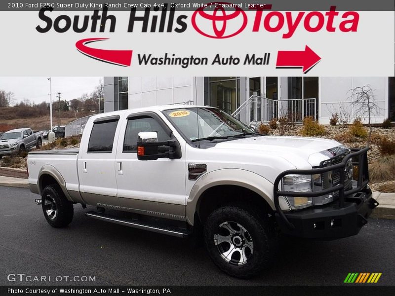 Oxford White / Chaparral Leather 2010 Ford F250 Super Duty King Ranch Crew Cab 4x4