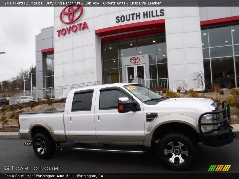 Oxford White / Chaparral Leather 2010 Ford F250 Super Duty King Ranch Crew Cab 4x4