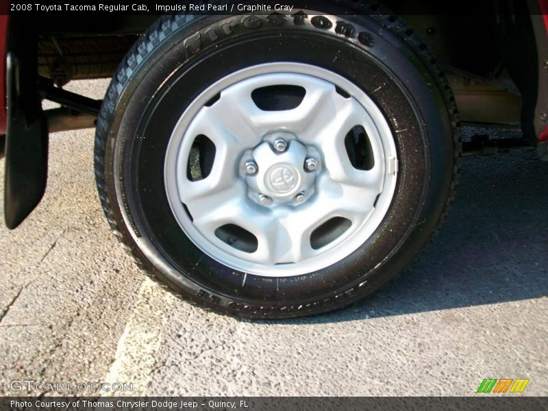 Impulse Red Pearl / Graphite Gray 2008 Toyota Tacoma Regular Cab