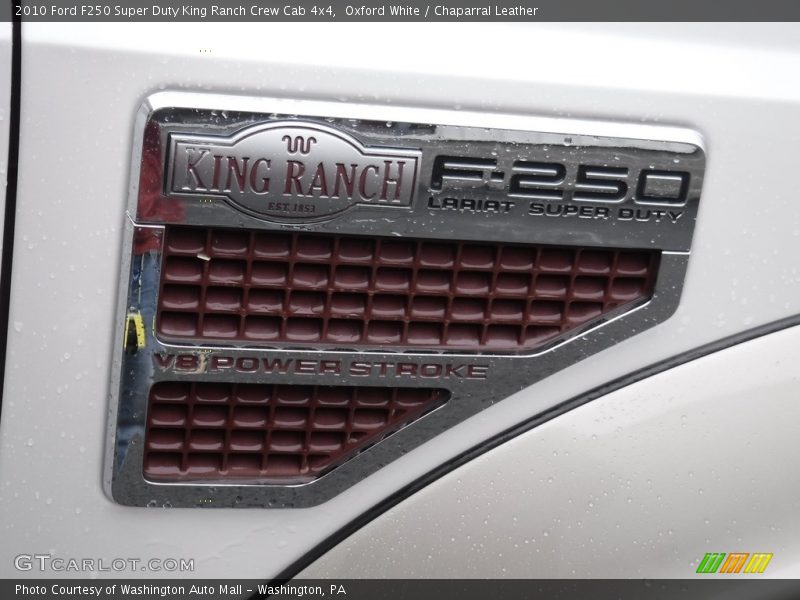 Oxford White / Chaparral Leather 2010 Ford F250 Super Duty King Ranch Crew Cab 4x4