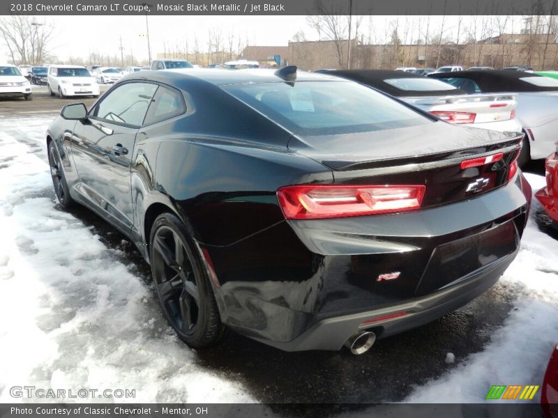 Mosaic Black Metallic / Jet Black 2018 Chevrolet Camaro LT Coupe