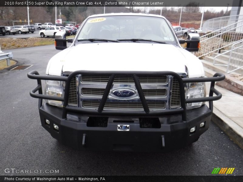 Oxford White / Chaparral Leather 2010 Ford F250 Super Duty King Ranch Crew Cab 4x4