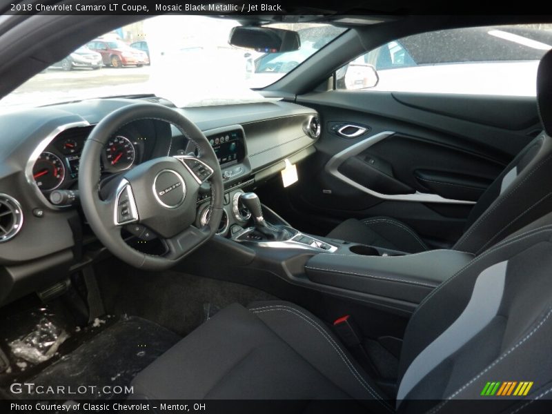 Mosaic Black Metallic / Jet Black 2018 Chevrolet Camaro LT Coupe