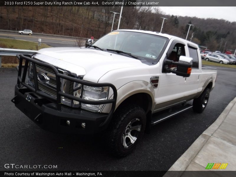 Oxford White / Chaparral Leather 2010 Ford F250 Super Duty King Ranch Crew Cab 4x4
