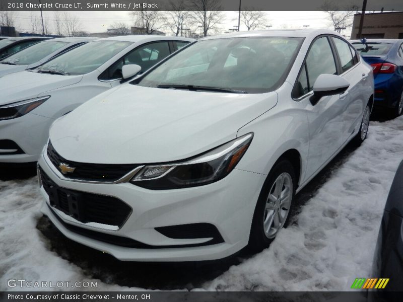 Summit White / Jet Black 2018 Chevrolet Cruze LT