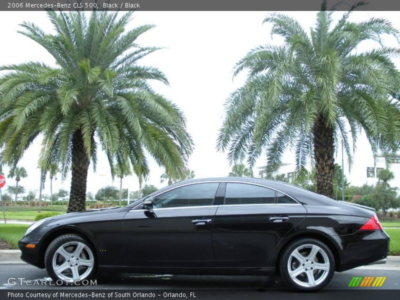 Black / Black 2006 Mercedes-Benz CLS 500