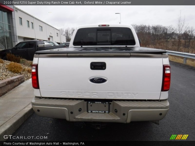 Oxford White / Chaparral Leather 2010 Ford F250 Super Duty King Ranch Crew Cab 4x4