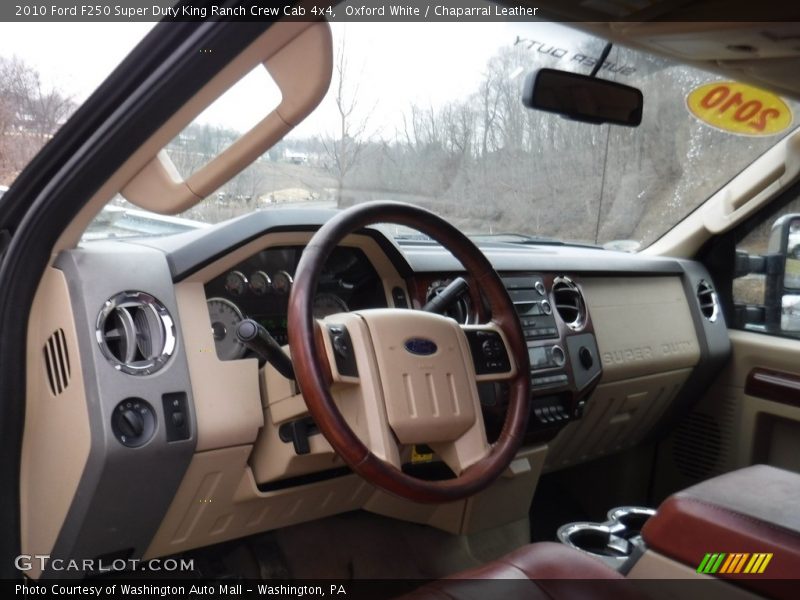 Oxford White / Chaparral Leather 2010 Ford F250 Super Duty King Ranch Crew Cab 4x4
