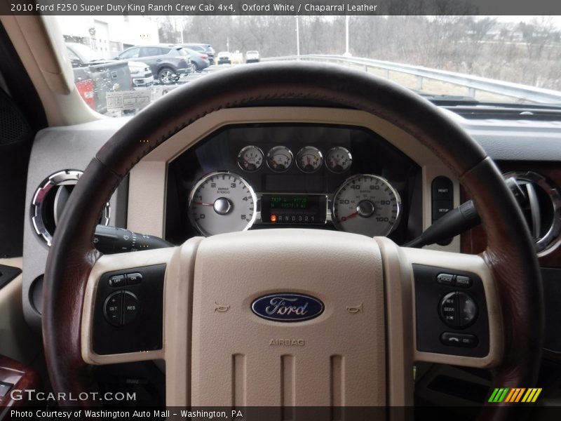 Oxford White / Chaparral Leather 2010 Ford F250 Super Duty King Ranch Crew Cab 4x4