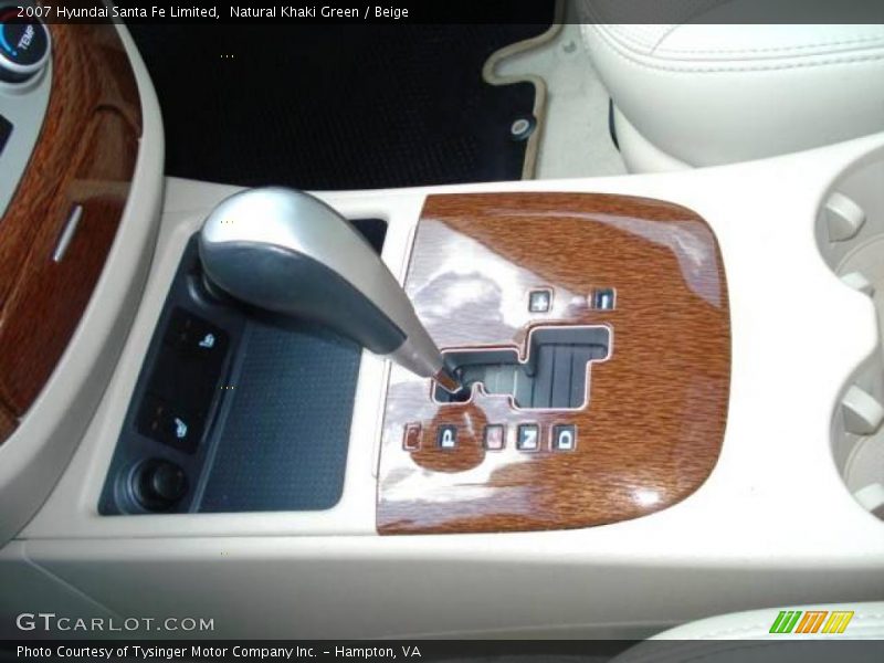 Natural Khaki Green / Beige 2007 Hyundai Santa Fe Limited