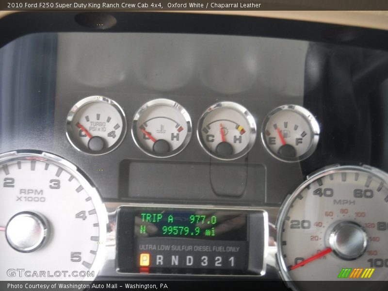 Oxford White / Chaparral Leather 2010 Ford F250 Super Duty King Ranch Crew Cab 4x4
