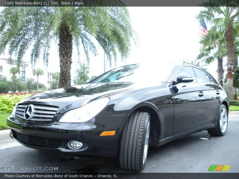 Black / Black 2006 Mercedes-Benz CLS 500