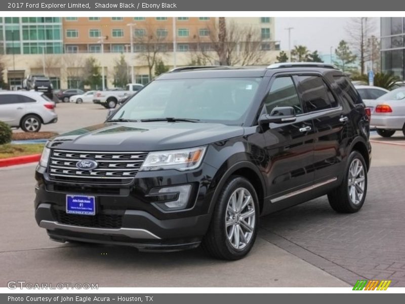 Shadow Black / Ebony Black 2017 Ford Explorer Limited