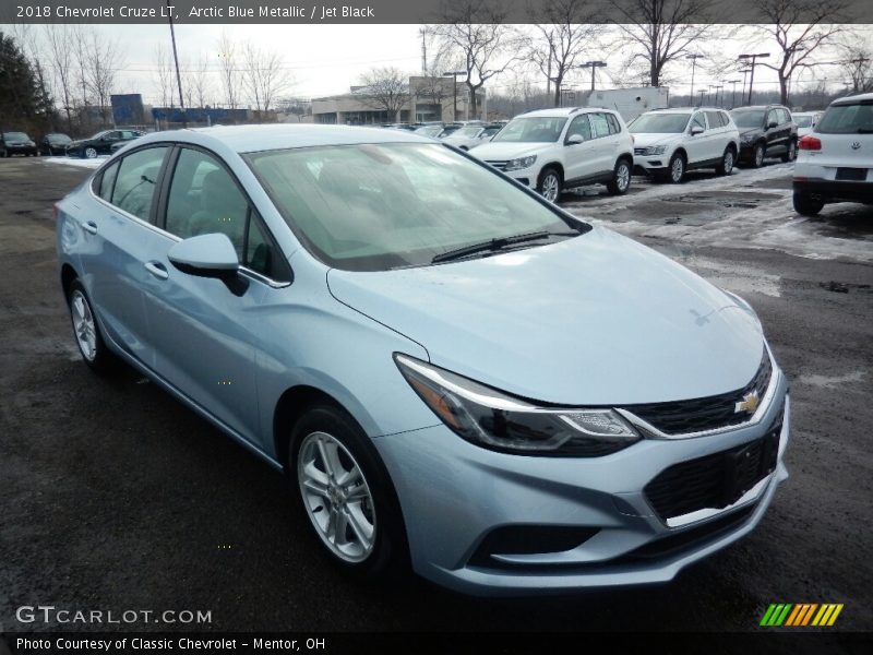 Arctic Blue Metallic / Jet Black 2018 Chevrolet Cruze LT