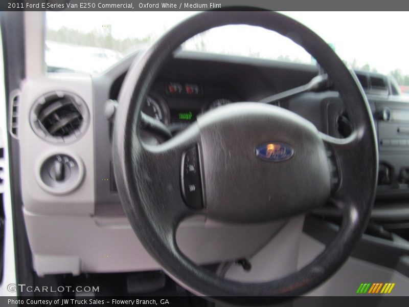 Oxford White / Medium Flint 2011 Ford E Series Van E250 Commercial