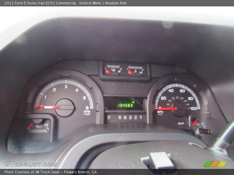 Oxford White / Medium Flint 2011 Ford E Series Van E250 Commercial