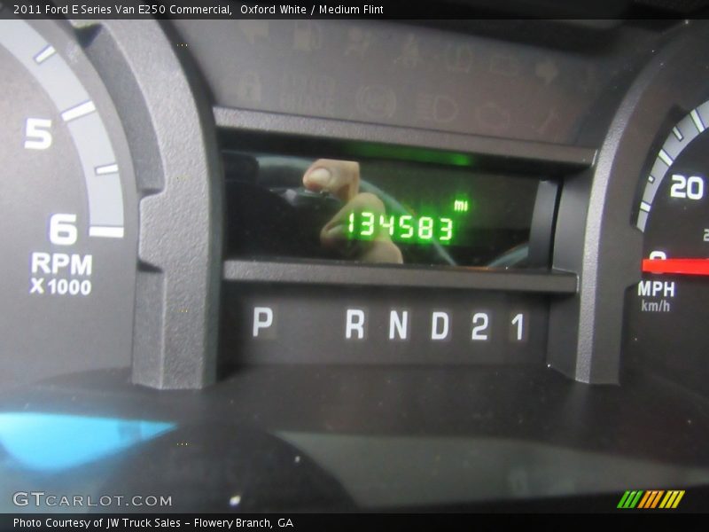Oxford White / Medium Flint 2011 Ford E Series Van E250 Commercial