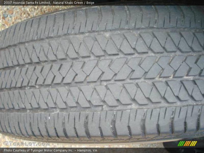 Natural Khaki Green / Beige 2007 Hyundai Santa Fe Limited