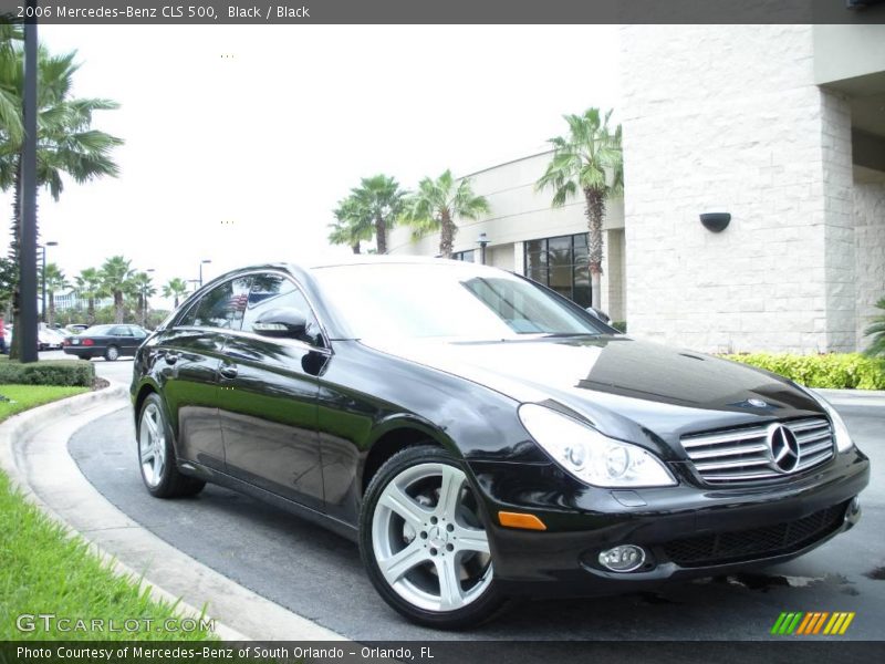 Black / Black 2006 Mercedes-Benz CLS 500