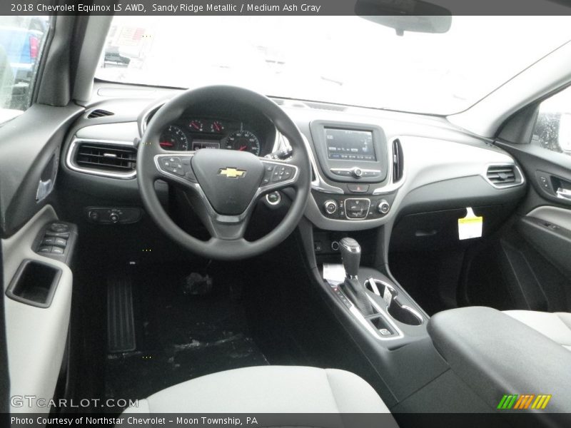 Sandy Ridge Metallic / Medium Ash Gray 2018 Chevrolet Equinox LS AWD