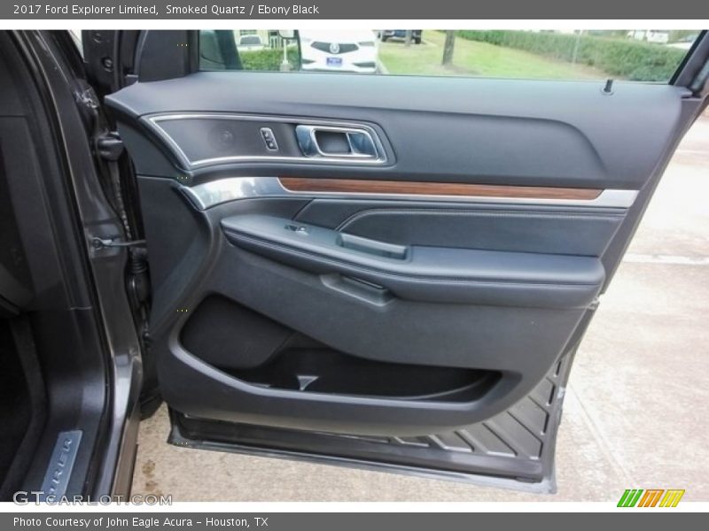 Smoked Quartz / Ebony Black 2017 Ford Explorer Limited