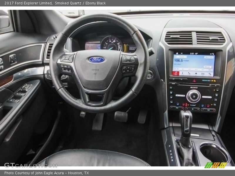 Smoked Quartz / Ebony Black 2017 Ford Explorer Limited