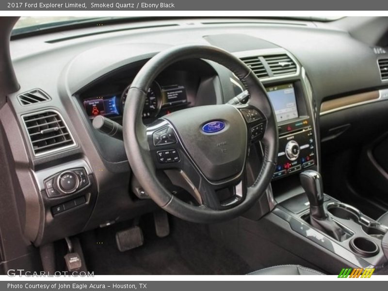 Smoked Quartz / Ebony Black 2017 Ford Explorer Limited