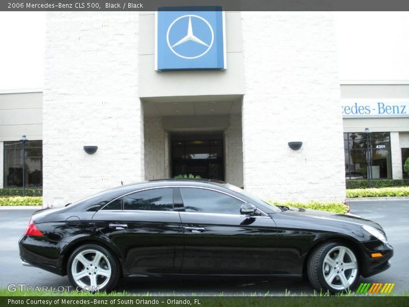 Black / Black 2006 Mercedes-Benz CLS 500
