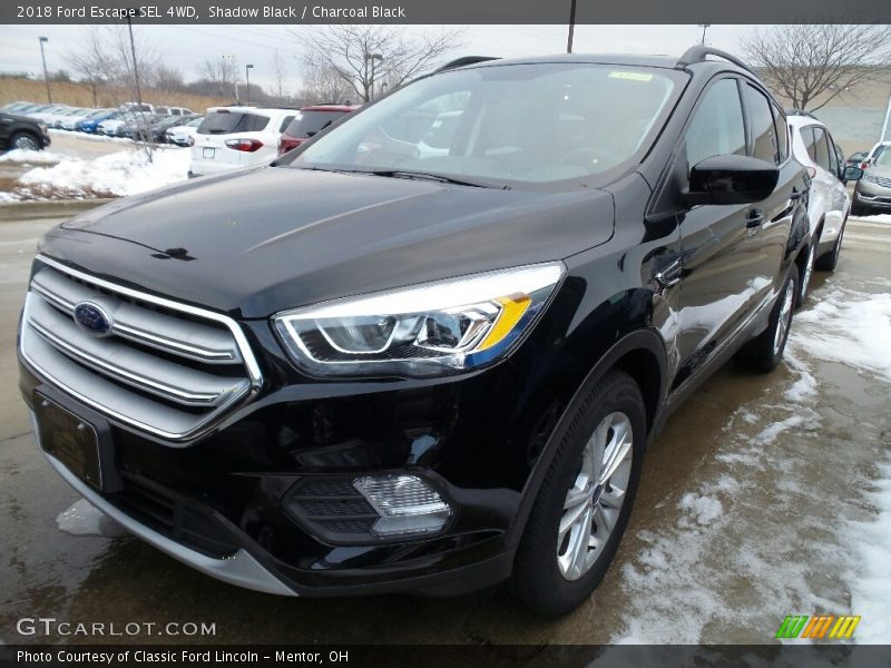 Shadow Black / Charcoal Black 2018 Ford Escape SEL 4WD