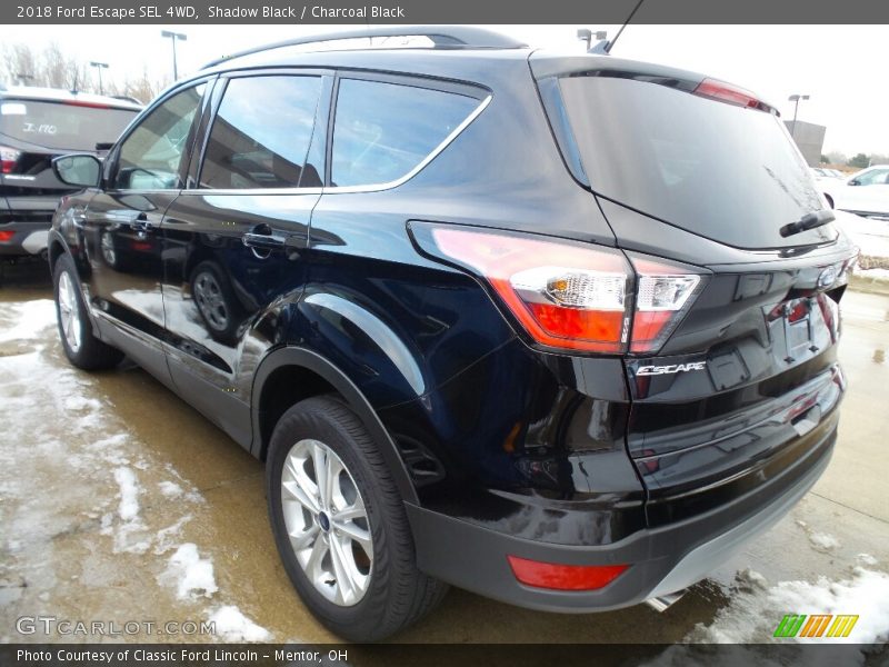 Shadow Black / Charcoal Black 2018 Ford Escape SEL 4WD
