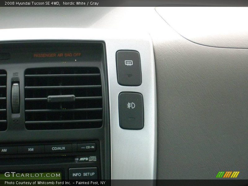 Nordic White / Gray 2008 Hyundai Tucson SE 4WD