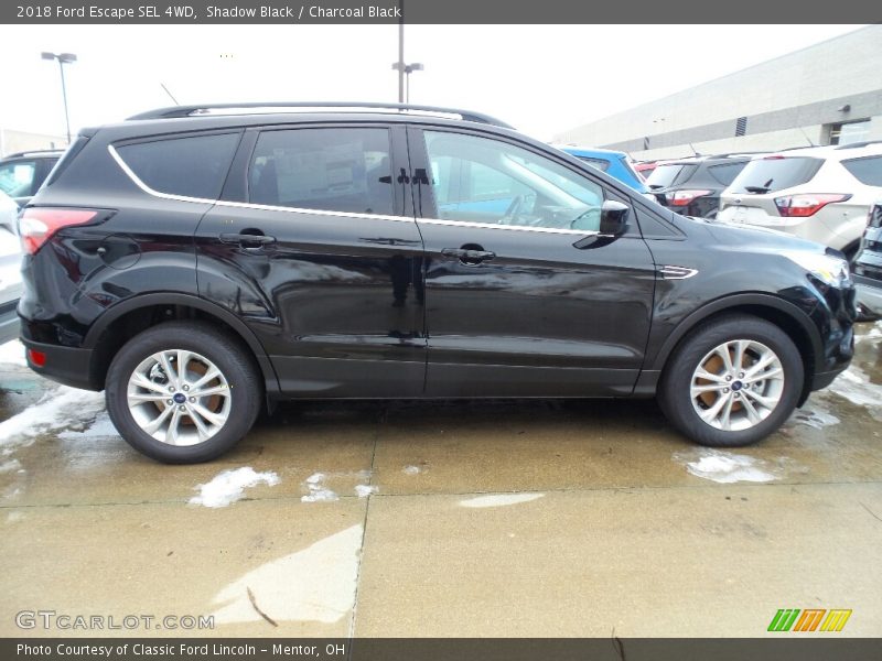 Shadow Black / Charcoal Black 2018 Ford Escape SEL 4WD