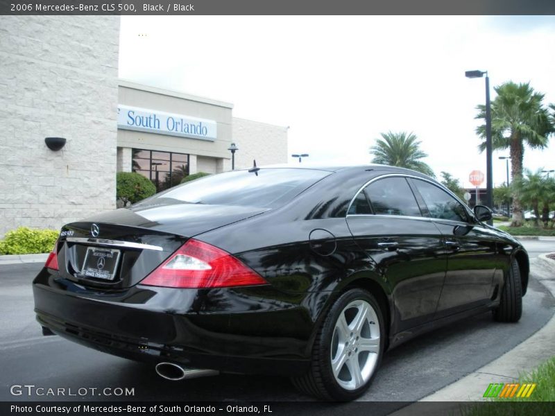 Black / Black 2006 Mercedes-Benz CLS 500