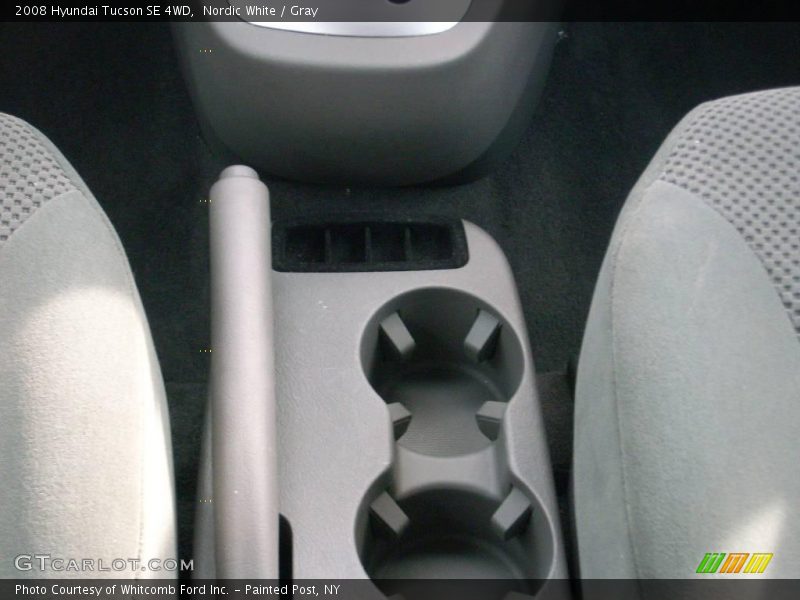 Nordic White / Gray 2008 Hyundai Tucson SE 4WD