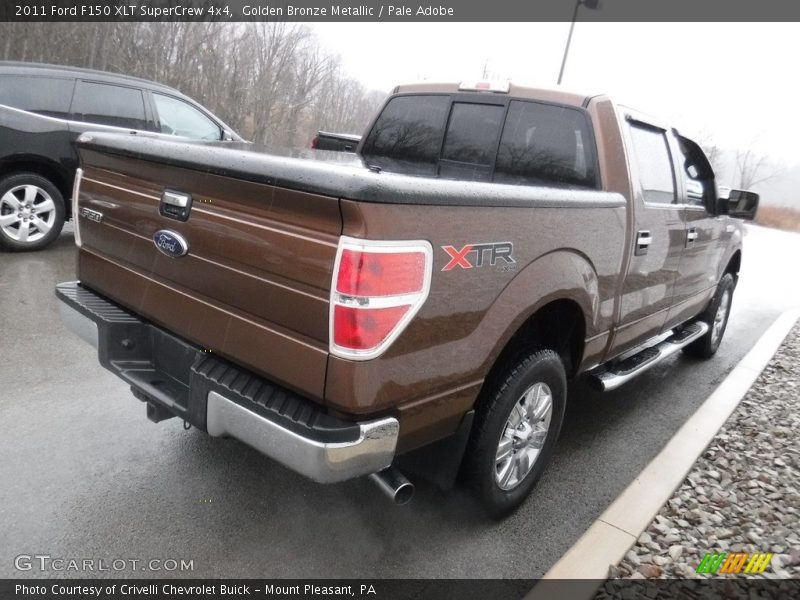 Golden Bronze Metallic / Pale Adobe 2011 Ford F150 XLT SuperCrew 4x4