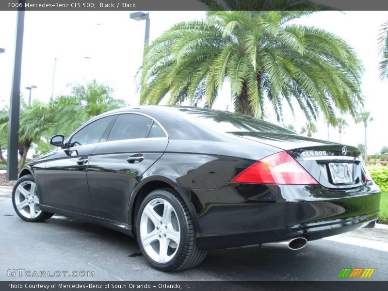 Black / Black 2006 Mercedes-Benz CLS 500