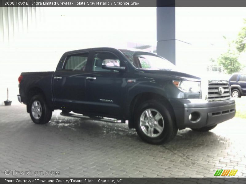 Slate Gray Metallic / Graphite Gray 2008 Toyota Tundra Limited CrewMax