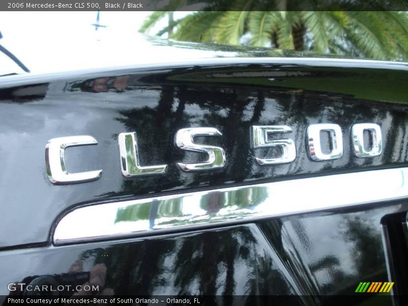 Black / Black 2006 Mercedes-Benz CLS 500