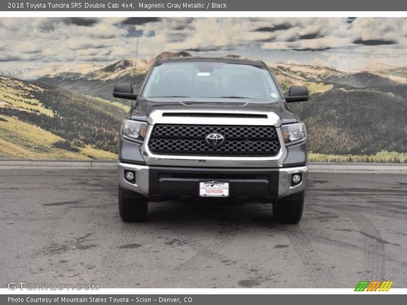 Magnetic Gray Metallic / Black 2018 Toyota Tundra SR5 Double Cab 4x4