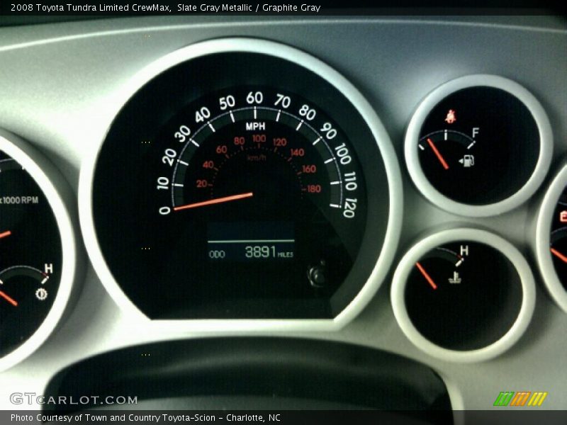 Slate Gray Metallic / Graphite Gray 2008 Toyota Tundra Limited CrewMax