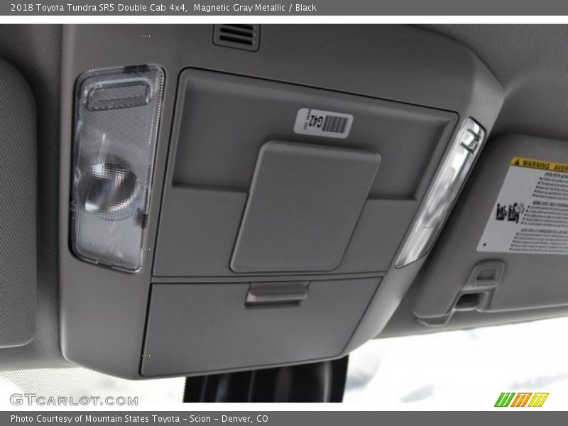 Magnetic Gray Metallic / Black 2018 Toyota Tundra SR5 Double Cab 4x4