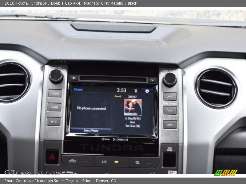 Magnetic Gray Metallic / Black 2018 Toyota Tundra SR5 Double Cab 4x4