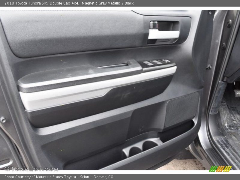 Magnetic Gray Metallic / Black 2018 Toyota Tundra SR5 Double Cab 4x4