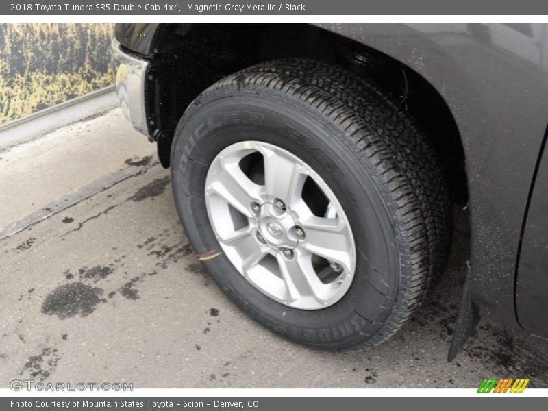 Magnetic Gray Metallic / Black 2018 Toyota Tundra SR5 Double Cab 4x4