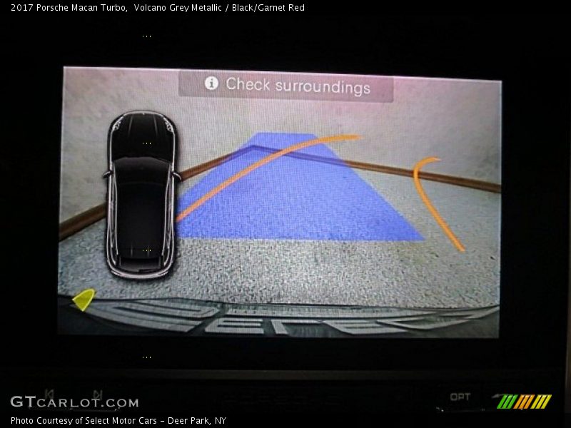Volcano Grey Metallic / Black/Garnet Red 2017 Porsche Macan Turbo