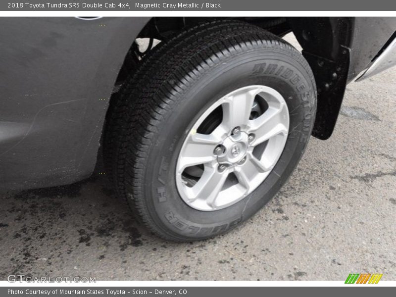 Magnetic Gray Metallic / Black 2018 Toyota Tundra SR5 Double Cab 4x4