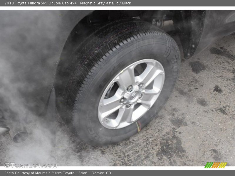 Magnetic Gray Metallic / Black 2018 Toyota Tundra SR5 Double Cab 4x4